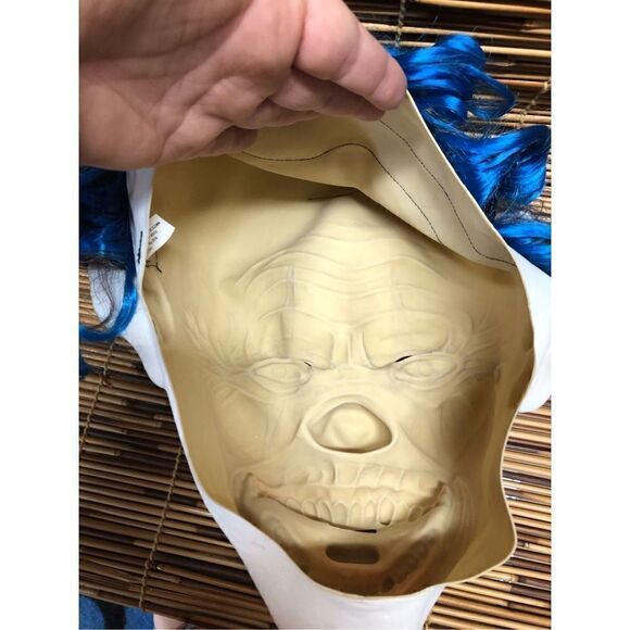 Halloween Mens Womans Snake Tongue Evil Clown Mask Latex - Picture 5 of 6